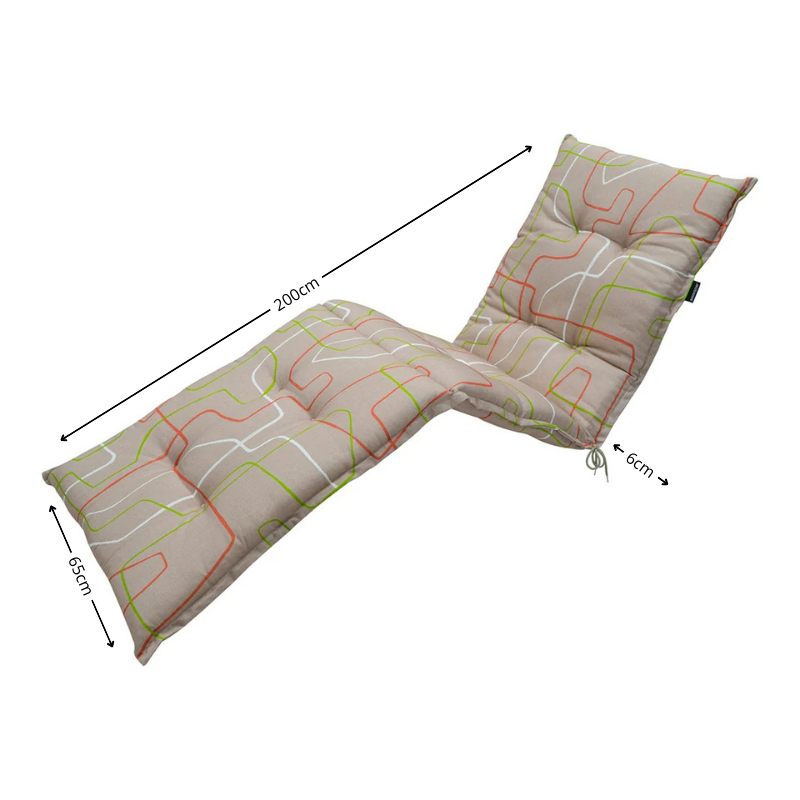 Ligbedkussen ca.200x65cm Joah terra