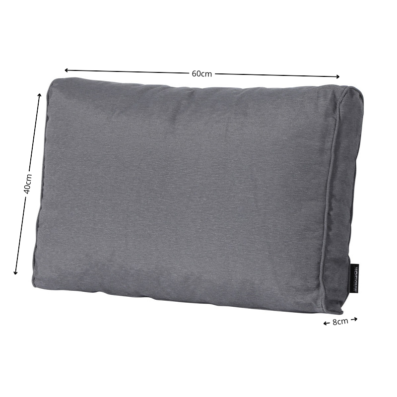 Lounge rug soft ca.40x60cm Panama grey 2 stuks