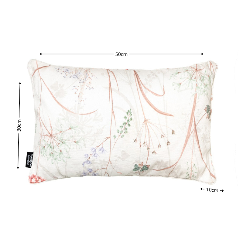 Sierkussen paspel ca.30x50cm Donna natural canvas eco+ 2 stuks