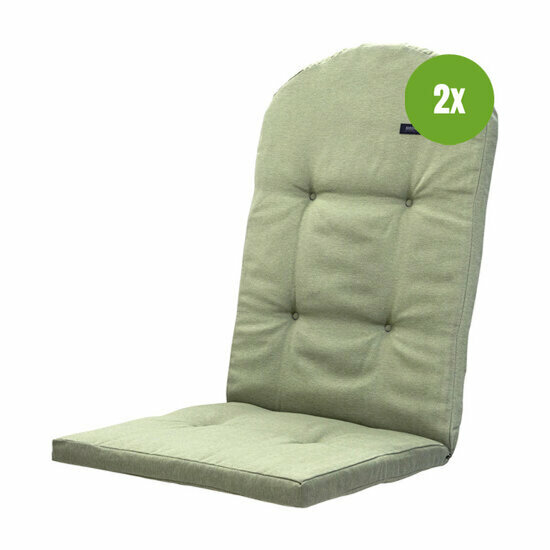 Bearchair kussen ca.128x48cm Panama sage 2 stuks