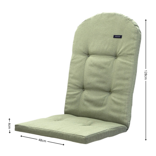 Bearchair kussen ca.128x48cm Panama sage 2 stuks