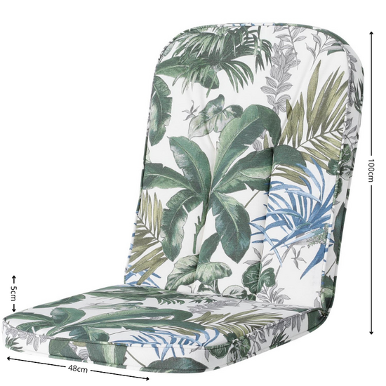 Carlo/Calvia/Kos ca.100x48cm Outdoor bliss blue 2 stuks