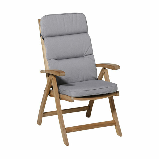 Excellent kussen laag ca.105x50cm Outdoor Manchester light grey 2 stuks