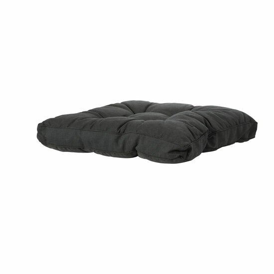 Florance zit ca.73x73cm Rib black 2 stuks