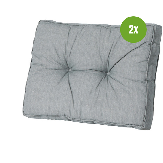 Florance rug ca.43x73cm Basic grey 2 stuks