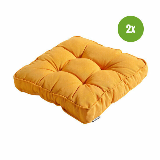 Florance kussen ca.47x47cm Panama golden glow 2 stuks