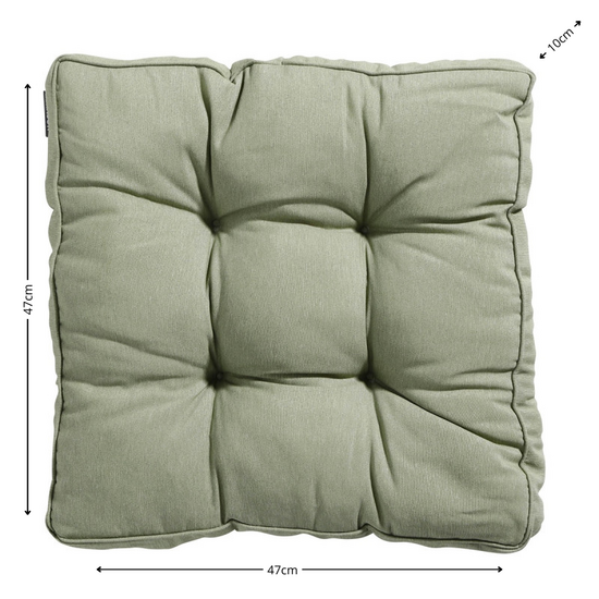 Florance kussen ca.47x47cm Panama sage 2 stuks