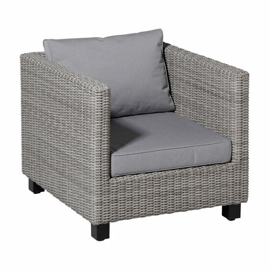 Lounge rugkussen ca.40x60cm Outdoor Manchester light grey 2 stuks