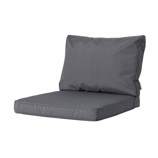 Lounge rug soft ca.40x60cm Outdoor Panama grey 2 stuks