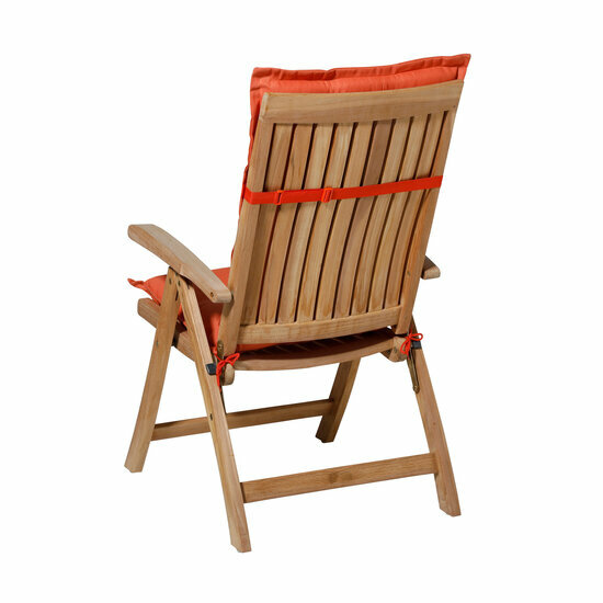 Kussen lage rug ca.105x50cm Panama flame orange 2 stuks