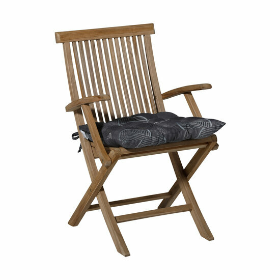 Toscane kussen ca.46x46cm Circle grey 2 stuks