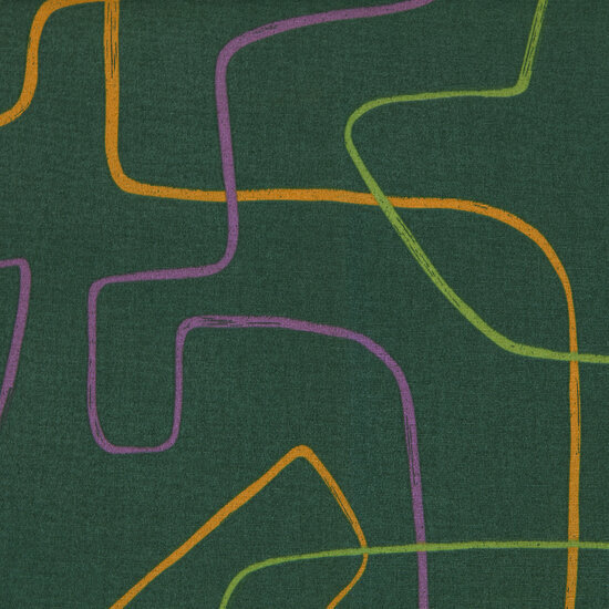 Toscane kussen ca.46x46cm Joah green 2 stuks