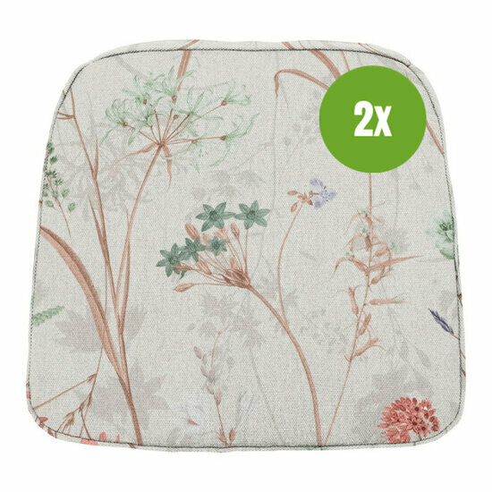 Wicker universeel ca.48x48cm Donna natural canvas eco+ 2 stuks