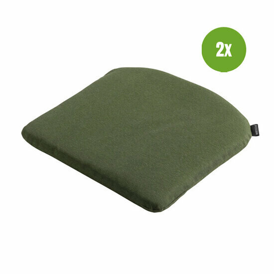 Zitkussen ca.46x48cm Panama green 2 stuks