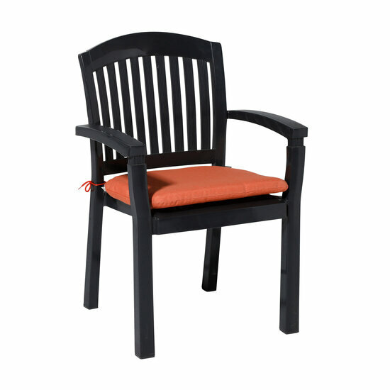 Zitkussen ca.46x48cm Panama flame orange 2 stuks