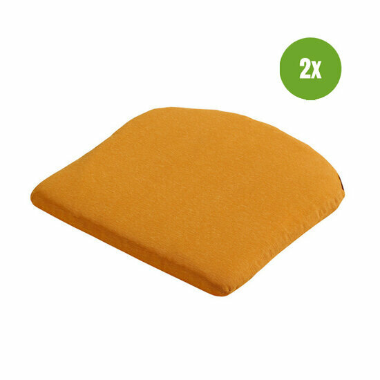 Zitkussen ca.46x48cm Panama golden glow 2 stuks