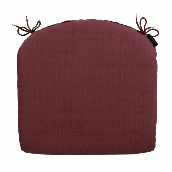 Zitkussen ca.46x48cm Panama bordeaux 2 stuks