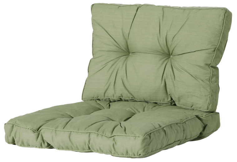 Loungekussen set Florance (Basic Green) ca. 73x73cm + 73x43cm