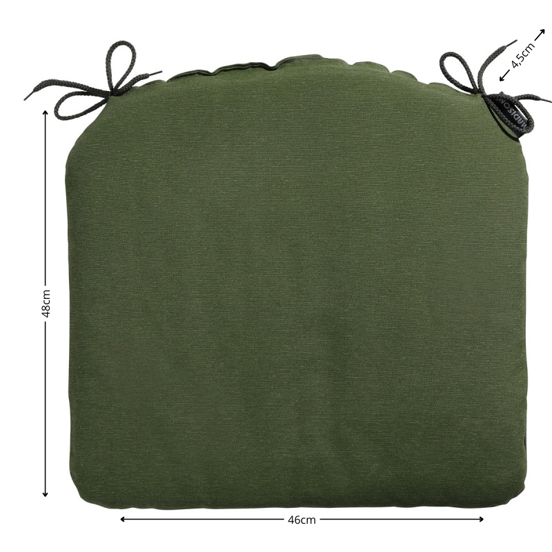 Zitkussen ca.46x48cm Panama green 2 stuks