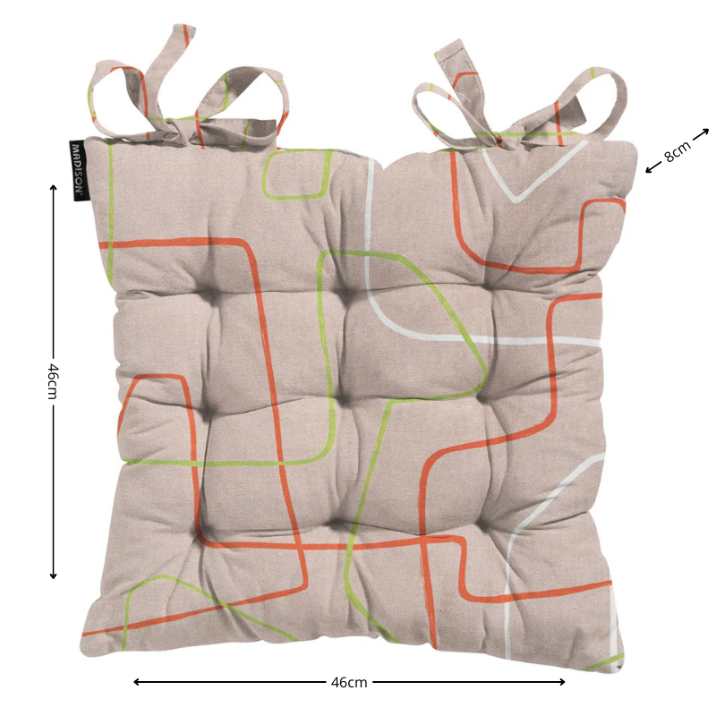 Toscane kussen ca.46x46cm Joah terra 2 stuks