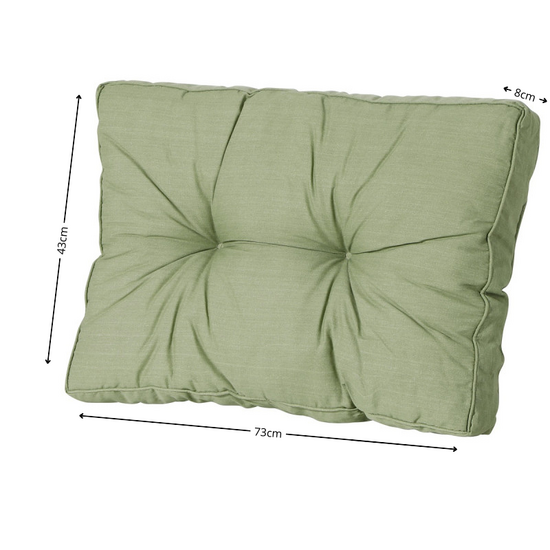 Florance rug ca.43x73cm Basic green 2 stuks