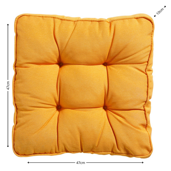 Florance kussen ca.47x47cm Panama golden glow 2 stuks