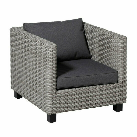 Lounge zitkussen ca.73x73cm Outdoor Manchester grey 2 stuks
