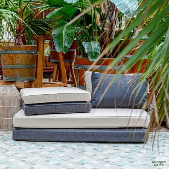 Lounge ca.120x80cm Beige canvas eco+