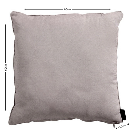 Sierkussen paspel ca.60x60cm Panama taupe 2 stuks