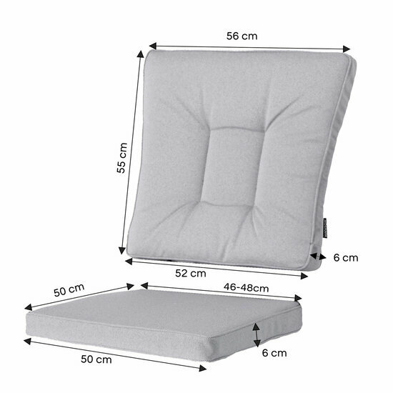 Wicker dining set ca.95x46cm Outdoor Manchester grey