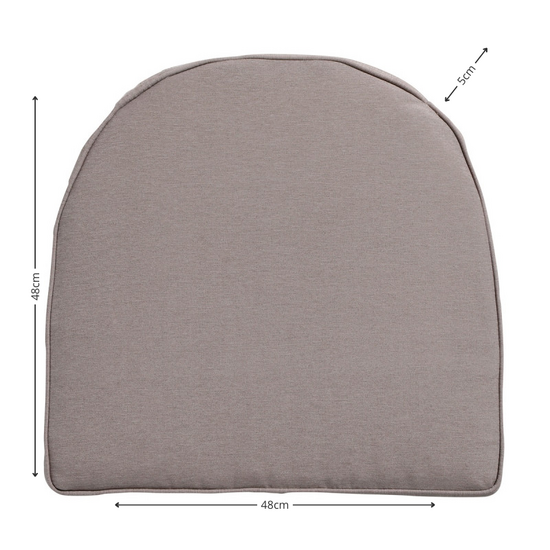 Wicker york ca.48x48cm Panama taupe 2 stuks