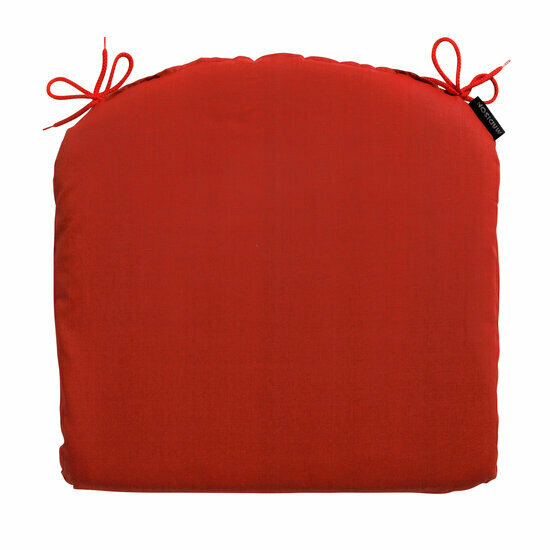 Zitkussen ca.46x48cm Basic red 2 stuks
