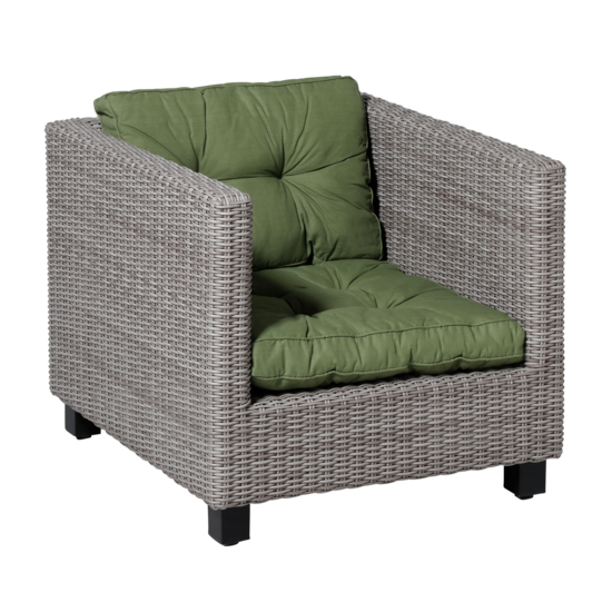Loungekussen set Florance (Basic Green) ca. 73x73cm + 73x43cm