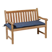 Bankkussen ca.180x48cm Basic kobalt