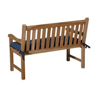 Bankkussen ca.180x48cm Panama safier blue