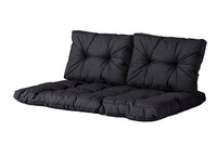 Florance rug ca.43x60cm Basic black 2 stuks