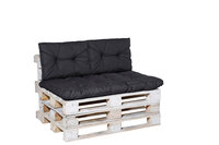 Florance rug ca.43x60cm Basic black 2 stuks