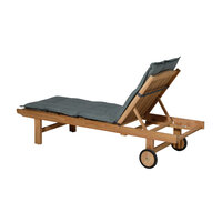 Ligbedkussen ca.200x65cm Basic grey