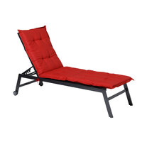 Ligbedkussen ca.200x65cm Basic red