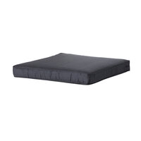 Lounge luxe ca.73x73cm Basic black 2 stuks