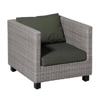 Lounge rugkussen ca.40x60cm Outdoor Manchester green 2 stuks