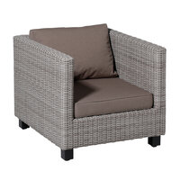 Lounge rugkussen ca.40x60cm Outdoor Manchester taupe 2 stuks