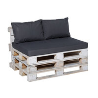 Lounge palletkussen ca.120x80cm Outdoor Panama grey