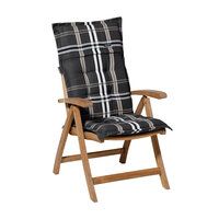 Kussen lage rug ca.105x50cm Nils taupe 2 stuks