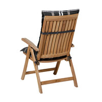 Kussen lage rug ca.105x50cm Nils taupe 2 stuks