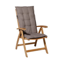 Kussen lage rug ca.105x50cm Outdoor Panama taupe 2 stuks