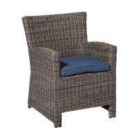 Wicker Multi ca.48x48cm Panama safier blue 2 stuks