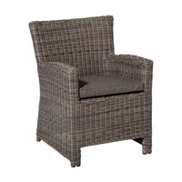 Wicker Multi ca.48x48cm Outdoor Oxford taupe 2 stuks