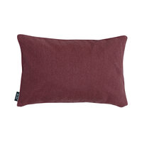 Sierkussen paspel ca.30x50cm Bordeaux canvas eco+ 2 stuks