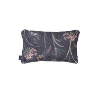 Sierkussen paspel ca.30x50cm Donna grey canvas eco+ 2 stuks